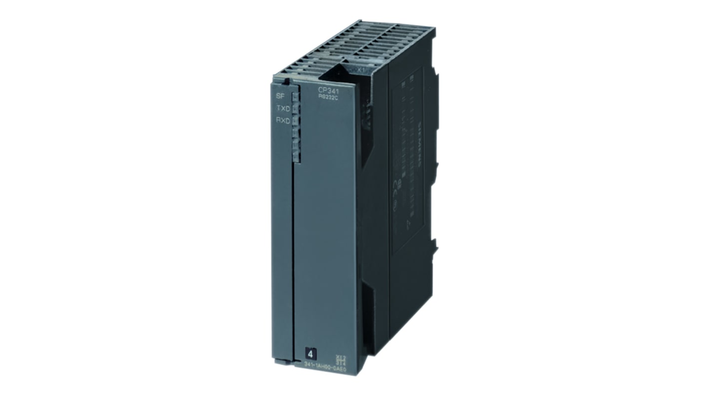 Modulo di espansione PLC Siemens 6ES7341-1CH02-0AE0 per S7-300, dimensioni 125 x 40 x 120 mm, supporta cavi fino a 1200 m.