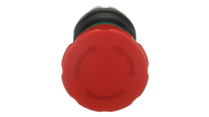 Pulsante di arresto di emergenza ABB, attuatore a fungo da 40 mm, montaggio a pannello, grado di protezione IP66.