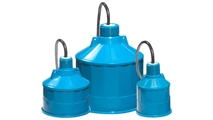 Sensore di livello a ultrasuoni Siemens 7ML1115-3CA30, range 30 m, IP68, per solidi e liquidi, temperatura -20/+95 °C.