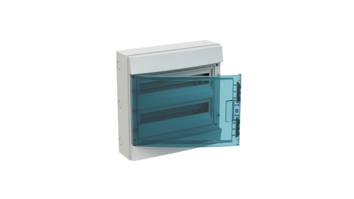 ABB 1SL1205A00, unità per utenze civili, 36 vie, 125A, IP65, montaggio superficiale, dimensioni 435x430x155mm, colore grigio.
