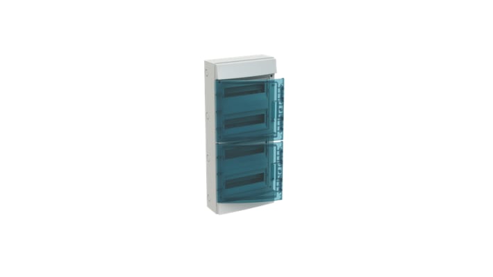 ABB 1SL1207A00, unità di consumo 48 vie, 125A, custodia IP65, dimensioni 735x320x155mm, montaggio su guida DIN.