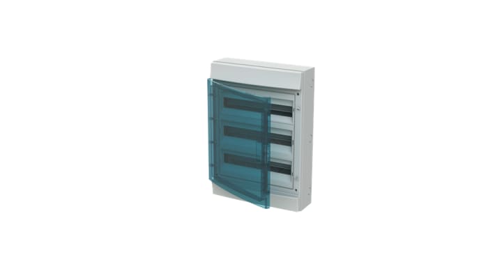 ABB 1SL1208A00, unità per utenze civili, 54 moduli, IP65, dimensioni 600 x 430 x 155 mm, corrente nominale 125 A.
