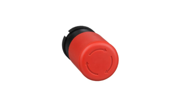 Pulsante di arresto di emergenza Schneider Electric ZA2BS834 Ø 22mm Harmony XAC. Robusto e versatile per pannelli di controllo e automazione industriale.