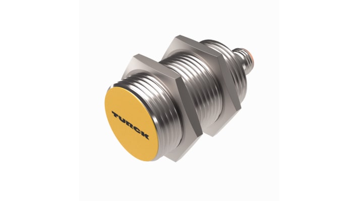 Sensore di prossimità cilindrico Turck BI15-M30-AP6X-H1141, PNP, M30, rilevamento 15 mm, IP67, montaggio a filo, connettore M12.