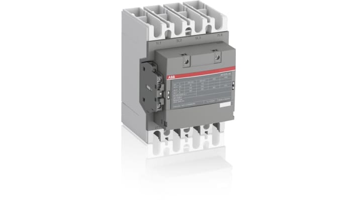 Contattore ABB 1SFL527102R1311, 4 poli, 350 A, montaggio su guida DIN, dimensioni 195,6 x 140 x 152,6 mm, IP20.