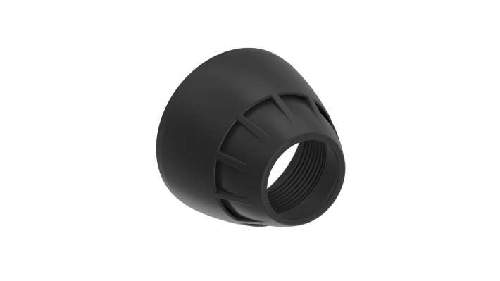 Coperchio per tubo Banner SA-M30TE12, Ø 45 mm, filettatura NPT 1/2", materiale ABS, compatibile con tubi NPSM/DN15.