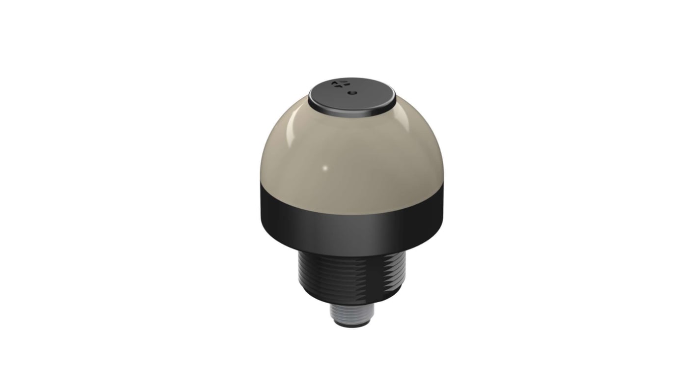 Segnalatore acustico e luminoso Banner K50LGRAL1YPQ, LED rosso/giallo/verde, 95 dB, montaggio M30, IP50, -20/+50 °C.