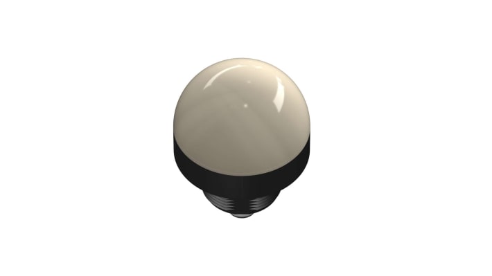 Segnalatore LED multifunzionale Banner K50LGRYNQ, colori verde, rosso e giallo, montaggio su base, IP67/IP69K, altezza 69 mm.