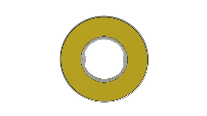 Piastra per legenda contrassegnata 3D Schneider Electric ZBY9320 - Serie Harmony XB - "Arresto di Emergenza" - Ideale per pulsanti di arresto di emergenza - Resistente e visibile - Compatibile con serie XB4 e XB5.