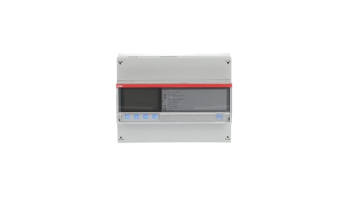 Contatore di energia trifase ABB 2CMA170520R1000, LCD, montaggio su guida DIN, precisione classe 1, 80 A, 57,7-288 V.