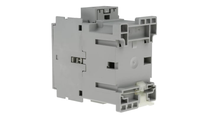 Allen Bradley 100-C12KJ10, contattore per motori 3 poli, 12 A, 24 V c.a., dimensioni 45x81x86,5 mm, grado di protezione IP2X.