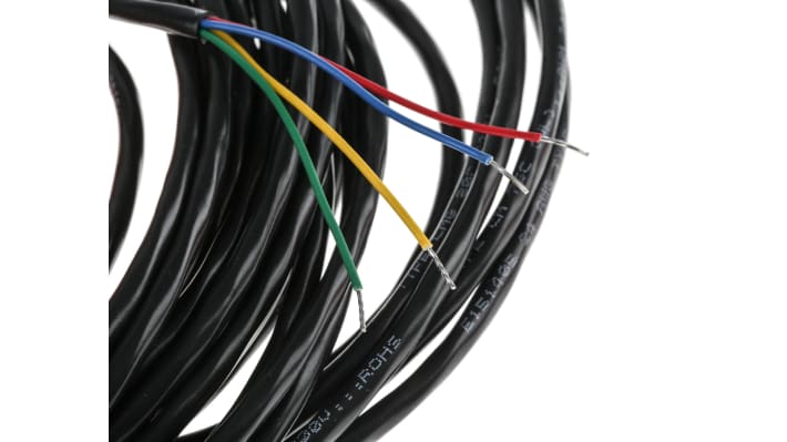 Interruttore di sicurezza magnetico Allen Bradley Guardmaster 440N-S32017, contatti 1NC/1NO, grado di protezione IP67, cavo 10 m.