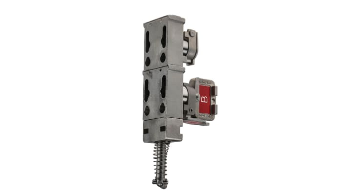 Interruttore di interblocco di sicurezza a chiave Allen Bradley Guardmaster 440T-MDALE100A0B in acciaio inox, dimensioni 60 mm x 27.4 mm, grado di protezione IP20.
