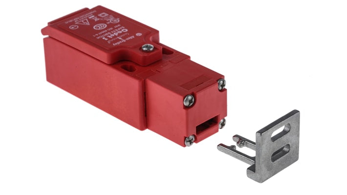 Interruttore di interblocco di sicurezza Allen Bradley Guardmaster 440K-C21097, 3 contatti NC, grado di protezione IP67, dimensioni 90,5mm x 31mm x 30,4mm.