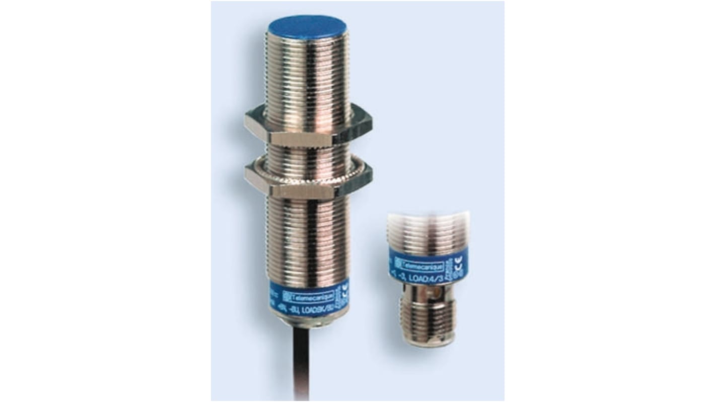 Sensore di prossimità cilindrico Telemecanique Sensors XS518B1DAM12, M18 x 1, rilevamento 5 mm, IP67, alimentazione 12-48 V c.c.