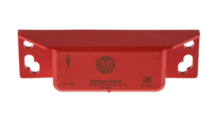 Interruttore di sicurezza senza contatto RFID SensaGuard 440N-Z21US2H di Allen Bradley Guardmaster. Tecnologia avanzata per protezione macchine.