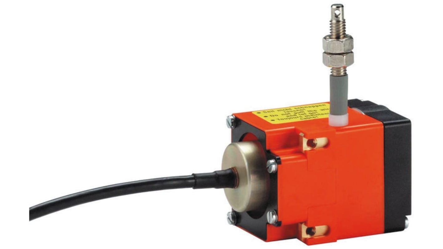 Kübler D5.2102.2441.1000, encoder lineare miniaturizzato con 1000 impulsi/rivoluzione, lunghezza misurata fino a 2000 mm, dimensioni 74 x 40 x 40 mm.