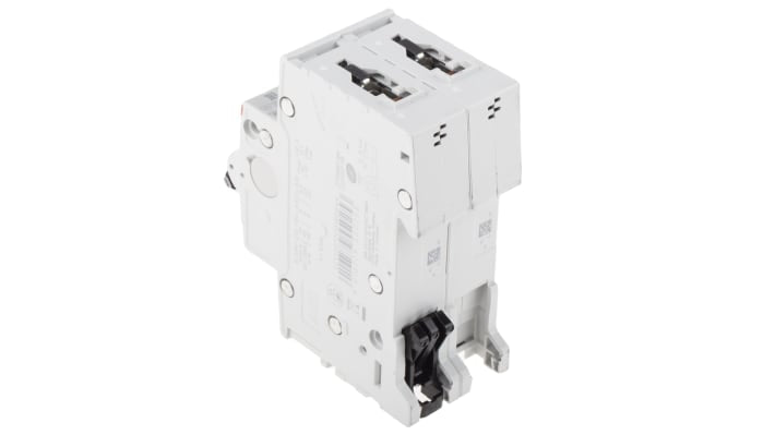 Interruttore magnetotermico ABB S202M-C4, Tipo C, 4 A, 10 kA, montaggio su guida DIN, dimensioni 88x35x76 mm.