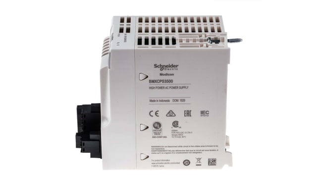 Alimentatore PLC Schneider Electric BMXCPS3500 per Modicon M340, 4,5A, +60°C. Ottimizza il tuo sistema industriale oggi!