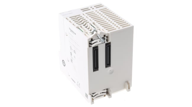 Alimentatore PLC Schneider Electric BMXCPS2000 per Modicon M340, corrente 2,5 A, protezione IP20. Ideale per automazione industriale.