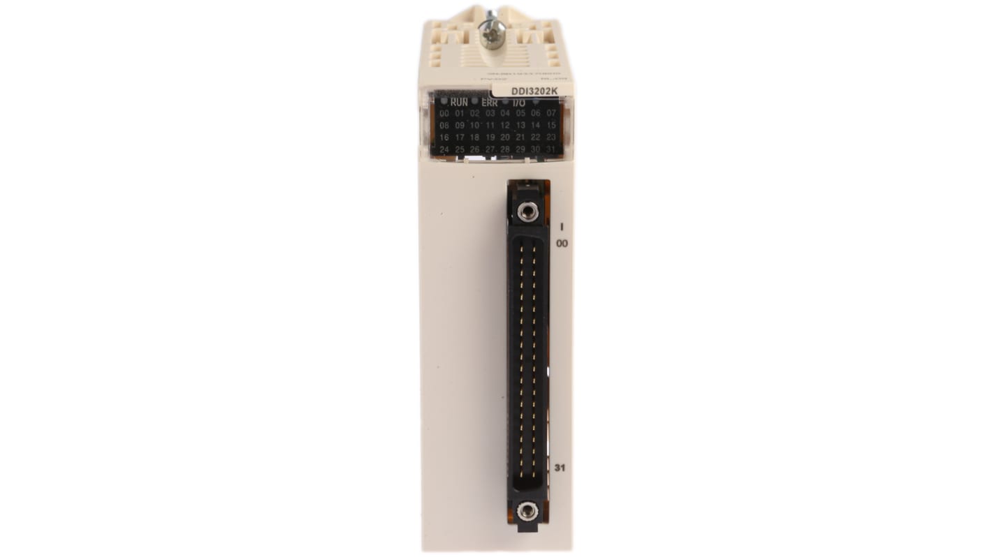 Schneider Electric BMXDDI3202K Modulo I/O PLC 32 ingressi 24V c.c. - Serie M340 - Ideale per industria pesante - Sostituzione a caldo - Protezione IP20.