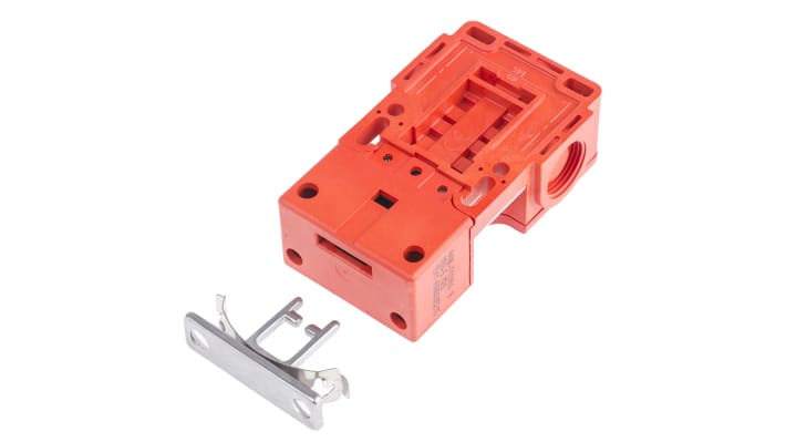 Interruttore di interblocco di sicurezza a chiave Allen Bradley 440K-T11090, 2NC/1NA, IP67, dimensioni 95x32x52mm.