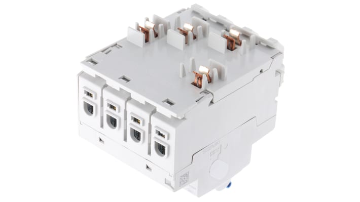 Interruttore automatico FI ABB 3P+N, 40A, 30mA, montaggio SmiSSline TP, tensione 400V, cablaggio integrato.