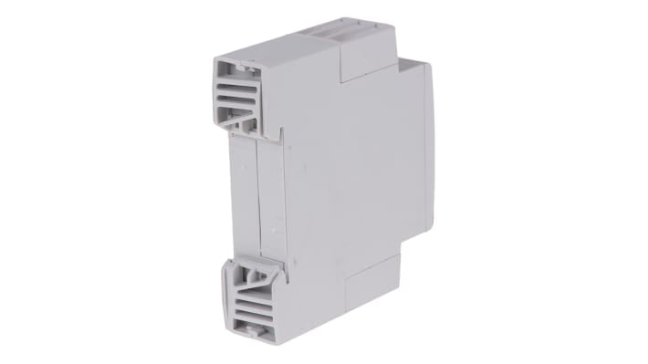 Relè temporizzato ABB 1SVR500211R0100 per guida DIN, DPST, intervallo 0.05 s a 10 min, contatti fino a 6 A, 24-240 V AC.