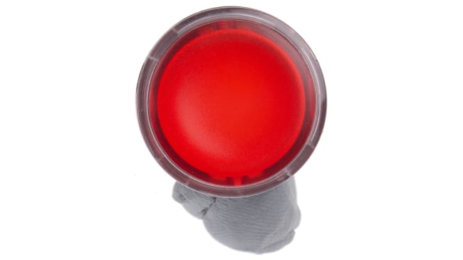 Attuatore pulsante rotondo Schneider Electric ZB4BA48, diametro foro 22mm, rosso, ritorno a molla, protezione IP66/IP67/IP69K.