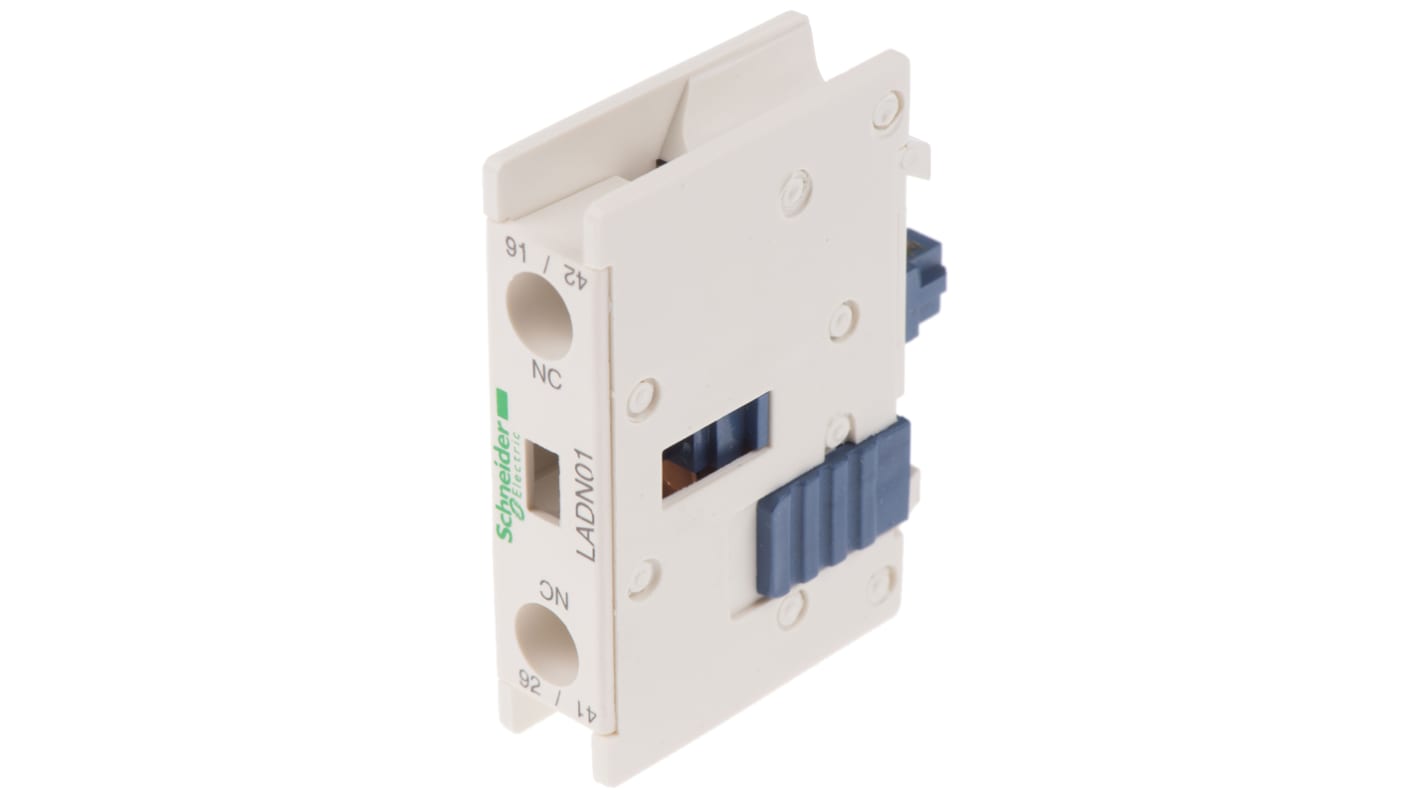 Contatto ausiliario 1NC frontale Schneider Electric LADN01 per sistemi TeSys D. Affidabile, basso consumo, garanzia 18 mesi.