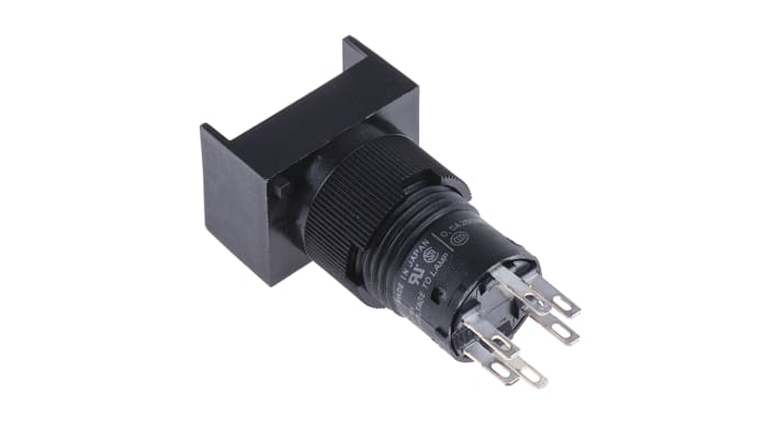 Interruttore a pulsante Omron A3CJ-7021 SPST luminoso, montaggio a pannello, diametro foratura 12 mm, 500 mA a 250 V c.a.
