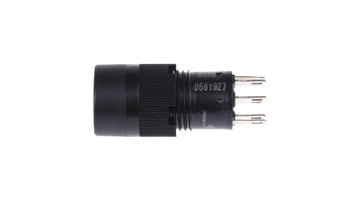 Interruttore a pulsante luminoso Omron A3CT7021, SPST, montaggio a pannello, diametro foro 12 mm, protezione IP40.