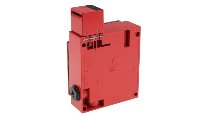 Interruttore di interblocco a solenoide Telemecanique Sensors XCSE7321, 48V, custodia metallica, IP67, dimensioni 146x98x44mm.