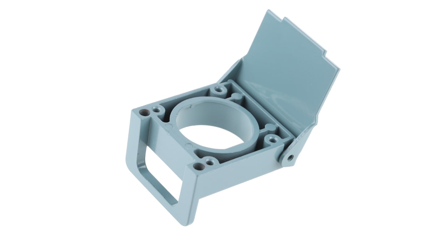 Sportellino di protezione bloccabile Schneider Electric ZB4BZ66 per Serie XB4 e XB5, realizzato in materiale robusto, facile da installare.