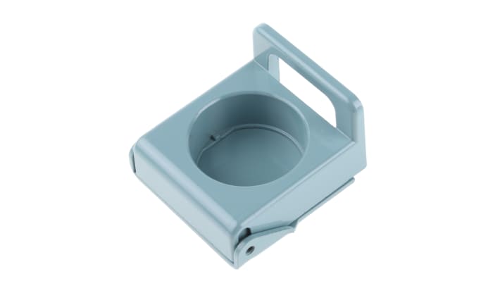 Sportellino di protezione bloccabile Schneider Electric ZB4BZ66 per Serie XB4 e XB5, realizzato in materiale robusto, facile da installare.