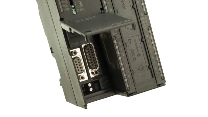 CPU PLC Siemens 6ES7313-6BG04-0AB0, SIMATIC S7-300, 16 ingressi/uscite digitali, montaggio a rack, dimensioni 125 x 80 x 130 mm.