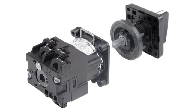 Interruttore a camma Schneider Electric K2C003ACH, 20A, montaggio con foro di 22 mm, operatività da -25 a +55 gradi Celsius.