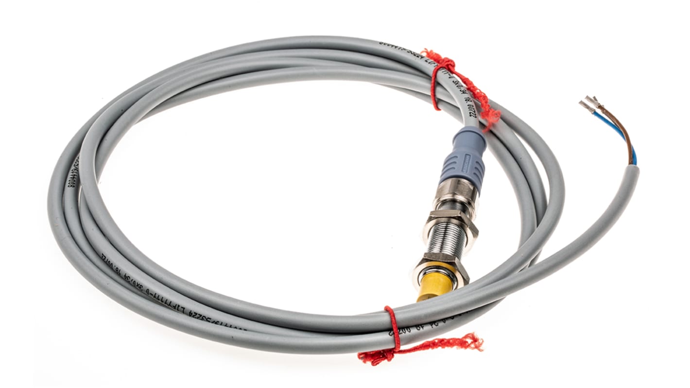 Sensore di prossimità cilindrico Turck NI10U-M12-AP6X-H1141, PNP, M12, rilevamento 10 mm, IP68, alimentazione 10-30 V c.c.