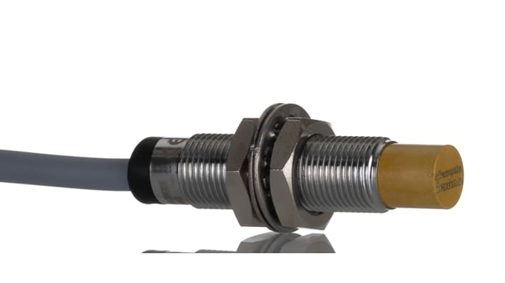 Sensore di prossimità cilindrico PNP M12 Turck NI10U-M12-AP6X, rilevamento a 10 mm, IP68, alimentazione 10-30 V c.c.