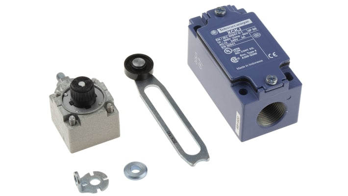 Interruttore di fine corsa Telemecanique XCKJ10541, Leva, NO/NC, 600V, 10A, IP66 - Ideale per scale mobili e movimentazione materiali.