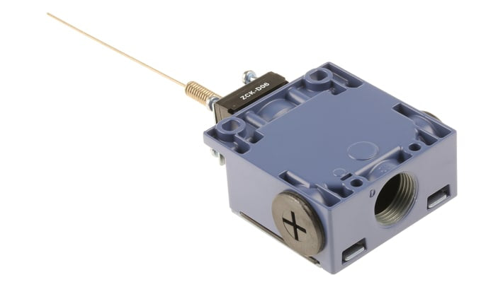 Interruttore di fine corsa Telemecanique Sensors XCKM106H29, configurazione NO/NC, grado di protezione IP66, dimensioni 64mm x 30mm x 63mm.
