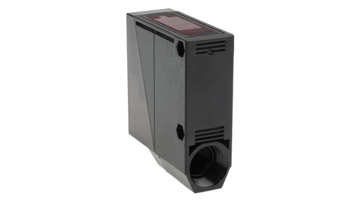 Omron E3JMDS70M4G, sensore fotoelettrico rettangolare a diffusione, rilevamento 700 mm, dimensioni 75x25x68 mm, IP66.