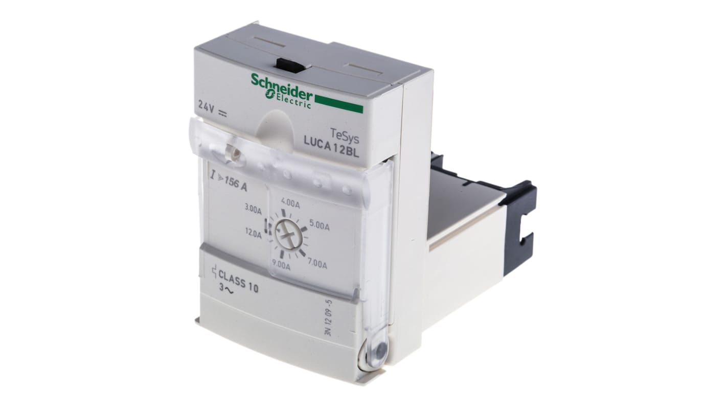 Schneider Electric - LUCA12BL Controller di avviamento diretto in linea TeSys, 690 V AC, 9 kW. Protezione contro sovraccarichi e cortocircuiti per motori industriali.