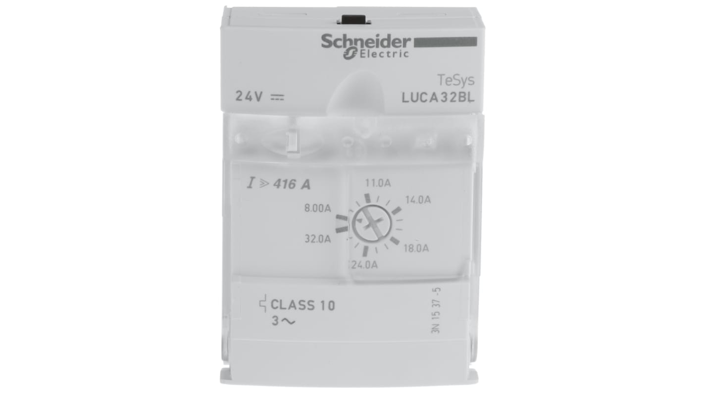 Starter per motore Direct on Line 3 poli 18,5 kW 690 V c.a. IP40 - Schneider Electric LUCA32BL: Protezione affidabile per motori industriali, ideale per industria aerospaziale, sollevamento e off-shore.