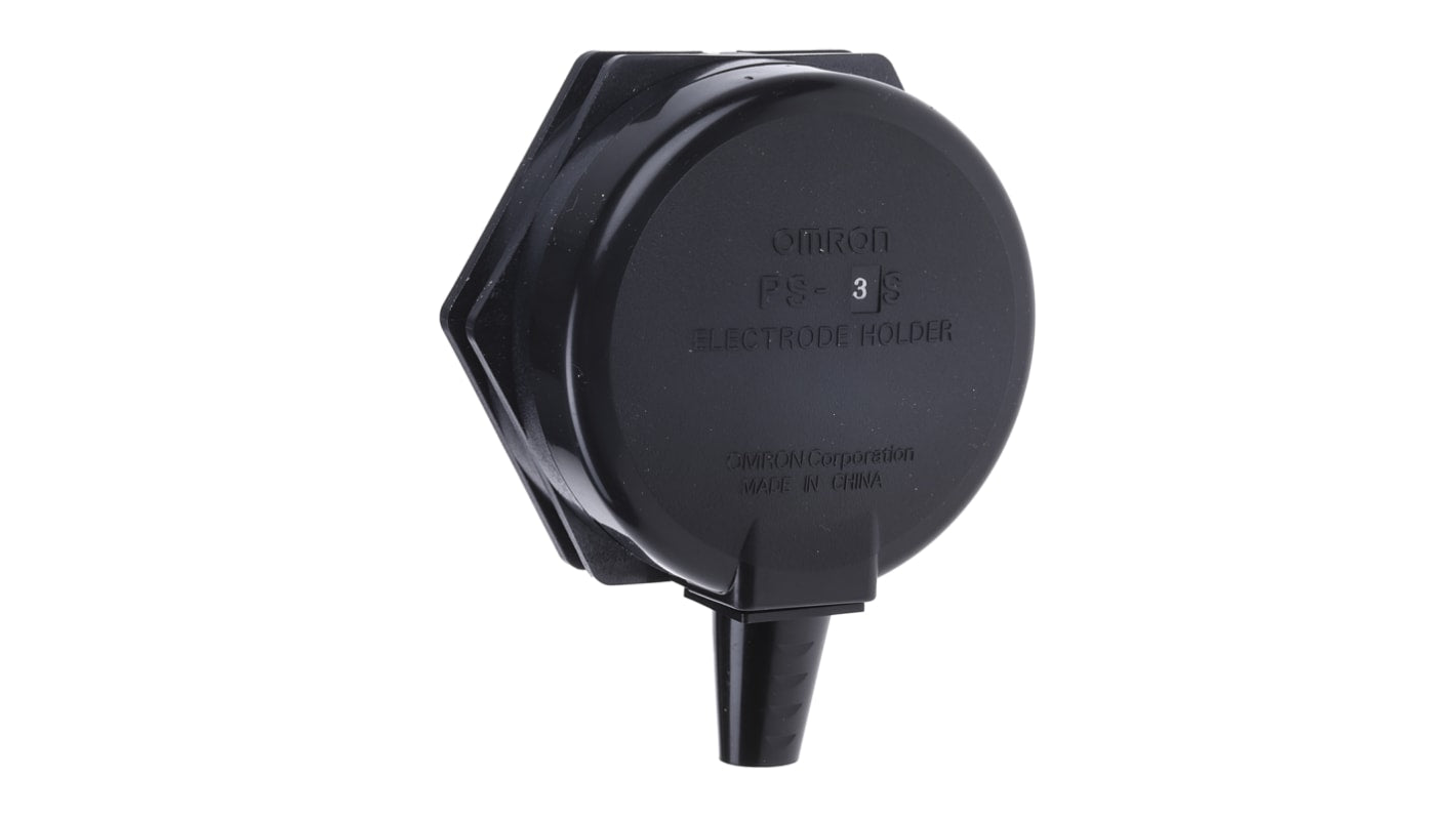 Omron PS-3S, porta elettrodo a 3 poli in resina, compatto e leggero, per applicazioni di controllo idrico, -10/+70 °C.