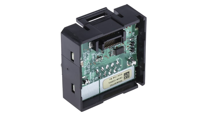 Modulo di espansione Omron CP1W-CIF01 per PLC serie CP1E, con connettività Ethernet e I/O ad alta velocità. Dimensioni 35,9 x 13,5 x 37,3 mm.