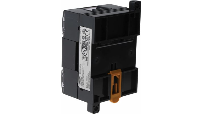 Modulo di espansione digitale Omron CP1W-8ER con 8 uscite relè, dimensioni 90 x 66 x 50 mm, compatibile con CPU CP1L.