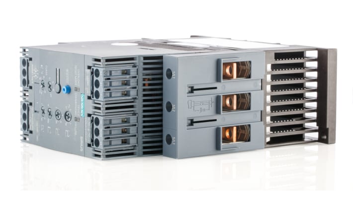 Avviatore soft-start Siemens 3RW4047-1BB14, 55 kW, 3 fasi, montaggio a pannello, IP00, 106 A, 188x70x170 mm, certificato ATEX.