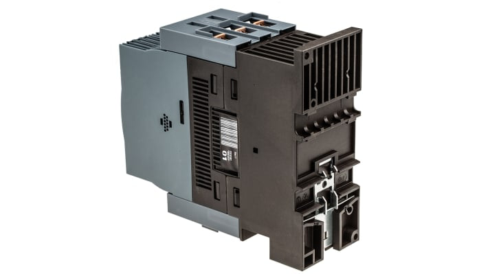 Avviatore soft-start Siemens 3RW4046-1BB14, 3 fasi, 45 kW, 80 A, IP00, dimensioni 188x70x170 mm, monitoraggio intelligente.