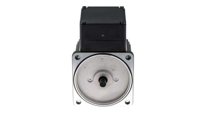 Motore c.a. monofase asincrono Panasonic M91X40GK4GGA, 40 W, 230 V, 1275 giri/min, dimensioni 105 x 90 x 90 mm.